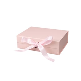 Office 1 Кутия Gift Box, с магнитно затваряне, сгъваема, 26 х 23 х 9.5 cm, розова