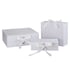 Office 1 Кутия Gift Box, с магнитно затваряне, сгъваема, 33 х 27 х 12 cm, бяла