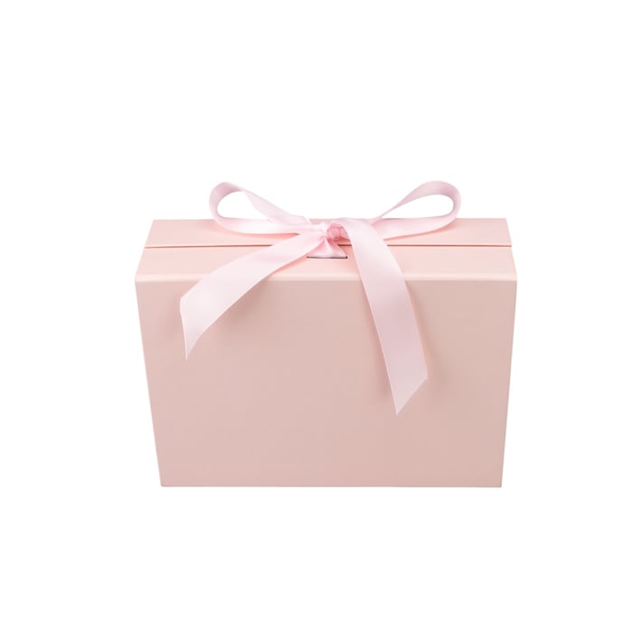 Office 1 Кутия Gift Box, с магнитно затваряне, сгъваема, 33 х 27 х 12 cm, розова