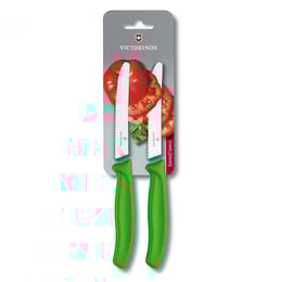 Victorinox Комплект ножове, за домати и колбаси, зелени, 2 броя