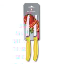 Victorinox Комплект ножове, за домати и колбаси, жълти, 2 броя