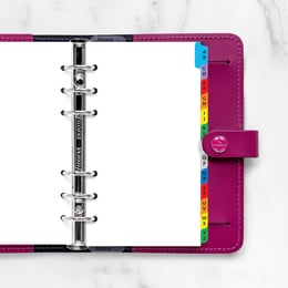 Filofax Разделител Personal, A-Z индекс, цветен