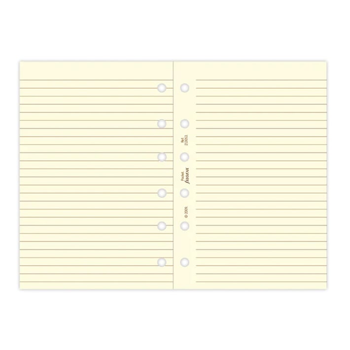 Filofax Пълнител за органайзер Cotton Cream Pocket, на редове