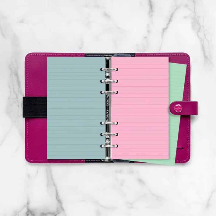 Filofax Пълнител за органайзер Fashion Personal, на редове, цветен