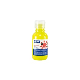 Milan Темперна боя Fluo, в бутилка, жълта, 125 ml, 12 броя