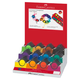 Faber-Castell Акварелни бои Connector, 12 цвята, 60 броя в дисплей