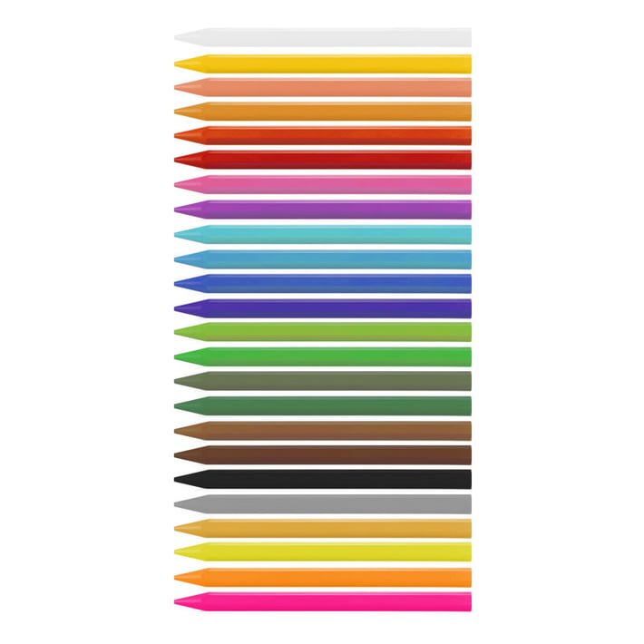 Milan Пастели Triangular, 24 цвята, опаковка 12