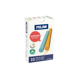 Milan Тебешир, цветен, безпрахов, 10 броя, опаковка 160