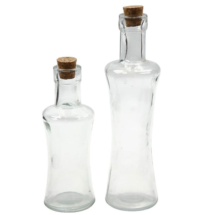 Creativ Company Стъклено шише, височина 16 cm, 12 броя