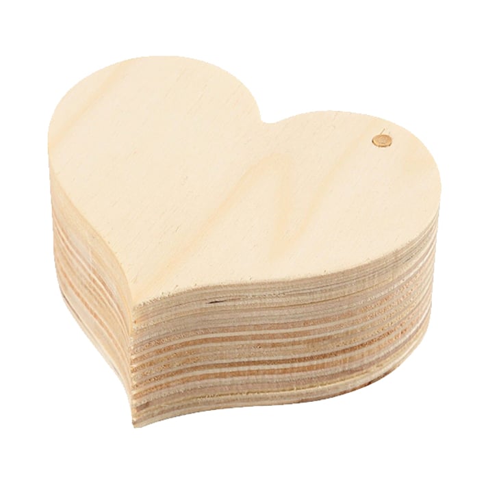 Creativ Company Кутия, дървена, сърце
