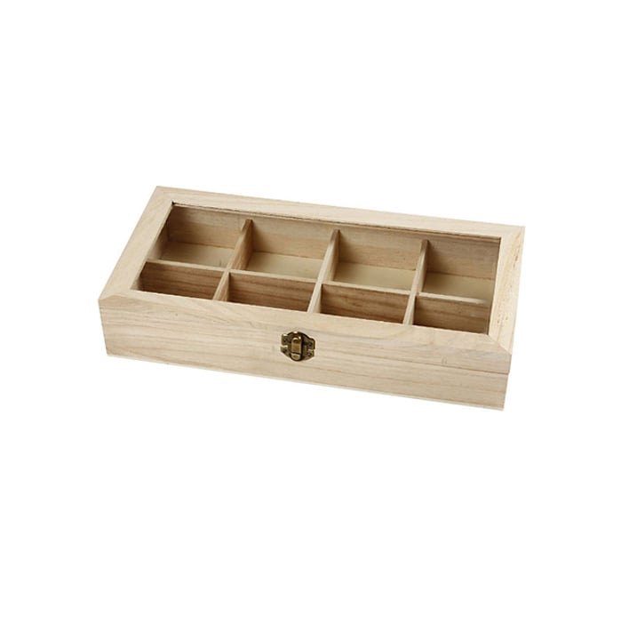 Creativ Company Кутия, дървена, с 8 разделения