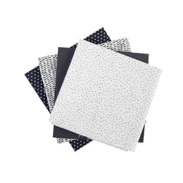 Grafix Плат с черно-бели мотиви, 100% полиестер, 50 х 50 cm, 5 броя