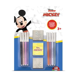 Multiprint Комплект Mickey Mouse, с 2 печата и 8 флумастера