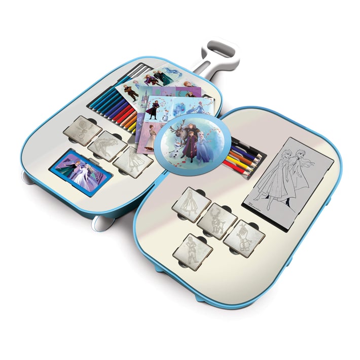 Multiprint Комплект за оцветяване Frozen, в куфарче, на колела, асорти