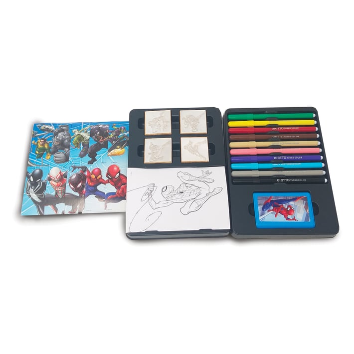 Multiprint Комплект за оцветяване Spiderman, в метална кутия