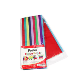 Foska Тишу хартия, 10 цвята, 50 х 75 cm