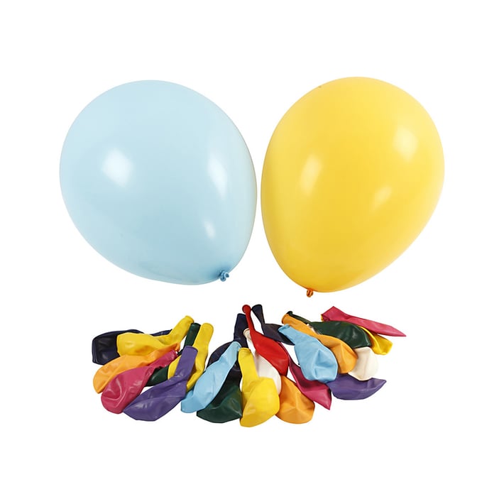 Creativ Company Балони, големи, цветни, 43 cm, 50 броя