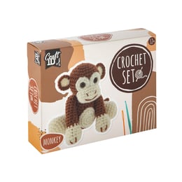 Grafix Комплект за плетене на една кука Маймуна, 15 х 9 х 13.5 cm