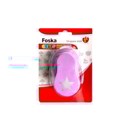 Foska Перфоратор за декорация - Звезда, 25 mm, зелен