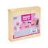 Grafix Комплект дървени печати и цветни моливи, в кутия, розови