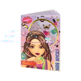 Moxy Книжка със стикери, А5, 8 листа, лилава