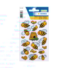 Herma Самозалепващи етикети Пчели, 3D, 1 лист