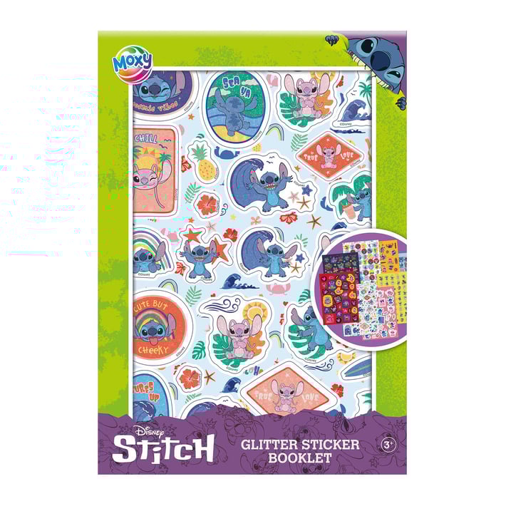 Moxy Книжка със стикери Stitch, А5