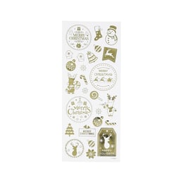 Creativ Company Коледни етикети, златни, 10 x 24 cm, 26 броя