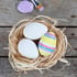 Creativ Company Яйца, пластмасови, бели, 6 cm, 12 броя