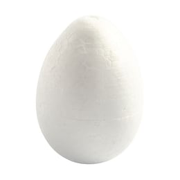 Creativ Company Яйца от полистирол, бели, 10 cm, 5 броя