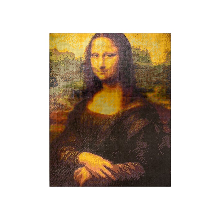 Grafix Рисуване с мъниста - Мона Лиза, 40 х 50 cm