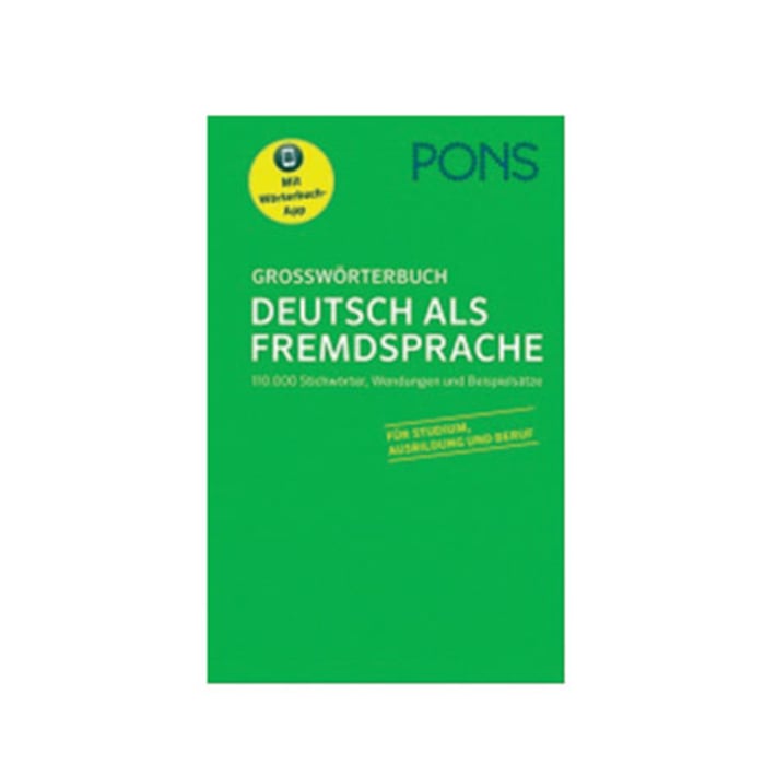 Тълковен Немско - немски речник Grossworterbuch Deutsch als Fremdsprache, с твърди корици, Pons