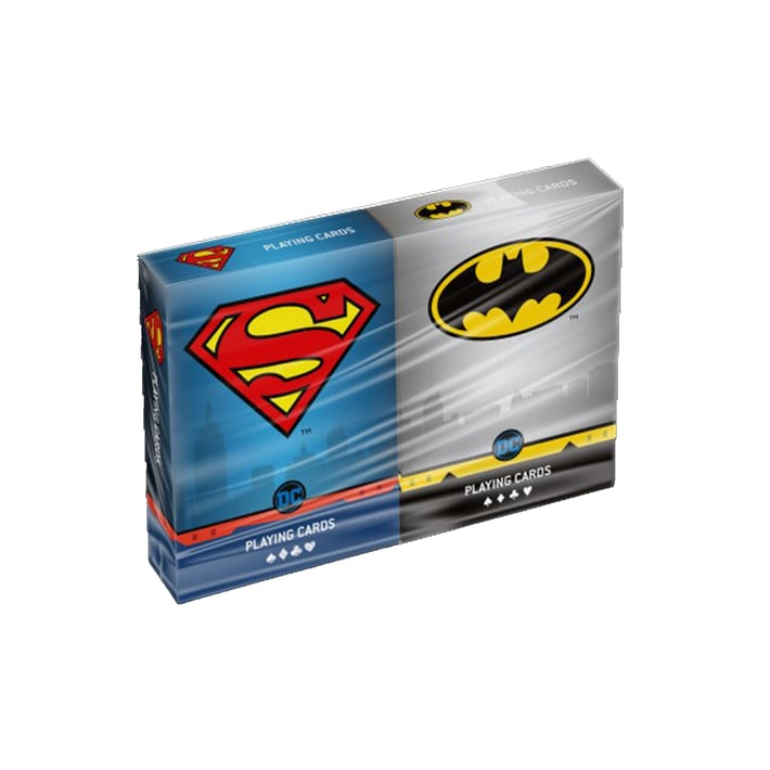 Cartamundi Карти за игра Superman & Batman, 2 тестета