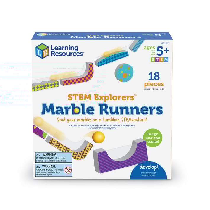 Learning Resources Писти с топчета, за стена, 18 части