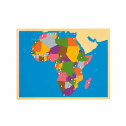 Пъзел Монтесори - Карта на Африка