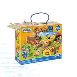 Moxy 3D пъзел Ферма, 63 х 43 cm, 55 части