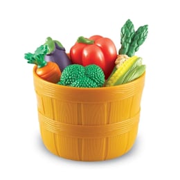 Learning Resources Комплект зеленчуци, в кошница, пластмасови