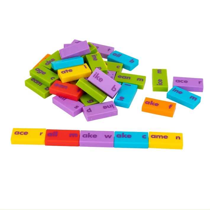 Learning Resources Домино за съставяне на думи, дълги гласни, на английски език