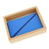 Конструктивни триъгълници, в кутия, сини