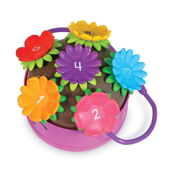 Learning Resources Саксия с цвете, за броене и сортиране