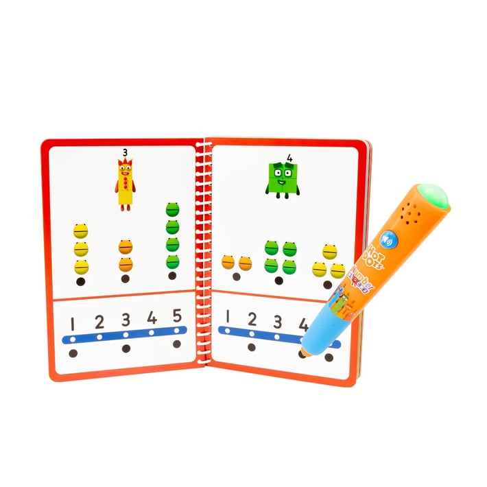 Learning Resources Комплект по математика Numberblocks, от 1 до 10, с интерактивна писалка