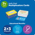 Learning Resources Комплект карти за умножение, с картинки