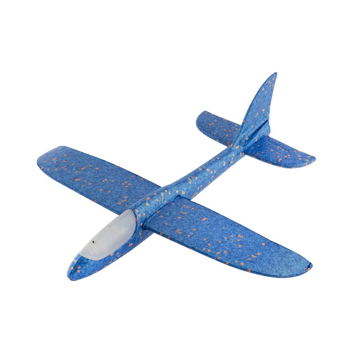 Grafix Самолет от пяна, със светлина, цвят асорти