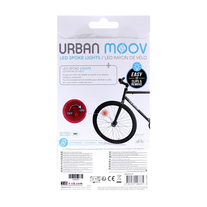 TNB Светлоотразители за колела на велосипед Urban Moov