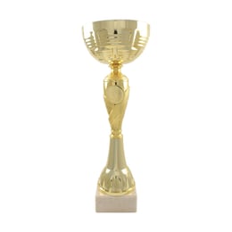 Спортна купа C21-18, височина 32.5 cm, златна