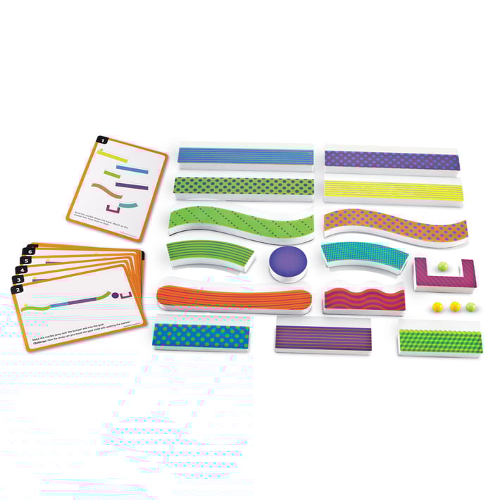 Learning Resources Писта с топчета Stem, магнитна, 29 части