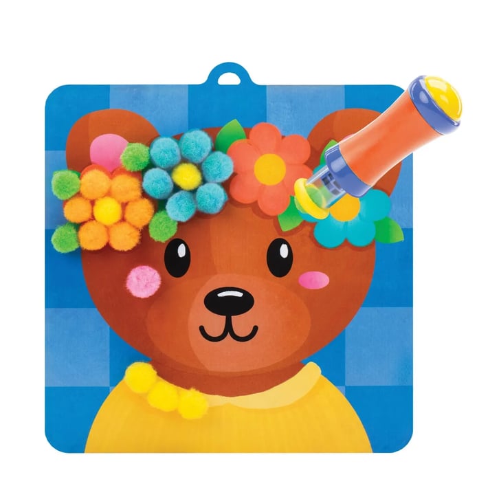 Learning Resources Творчески комплект с помпони, животински превъплъщения