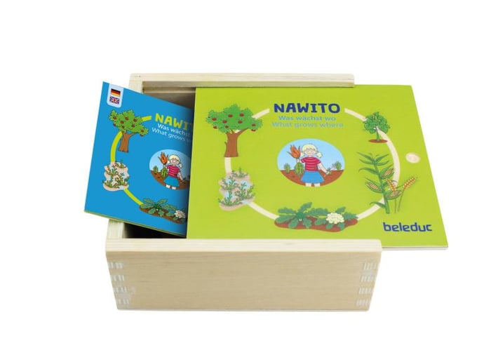 Beleduc Пъзел Кое къде расте, дървен