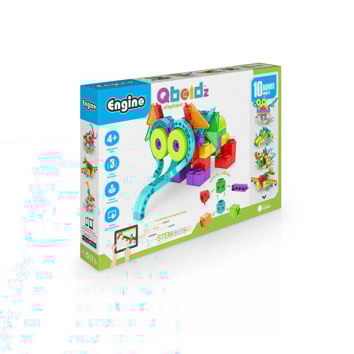 Engino Конструктор Qboidz - Слон, 10 в 1