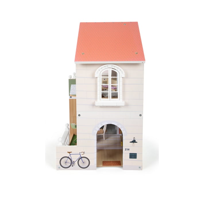 Small Foot Къща за кукли, с тераса и покрив